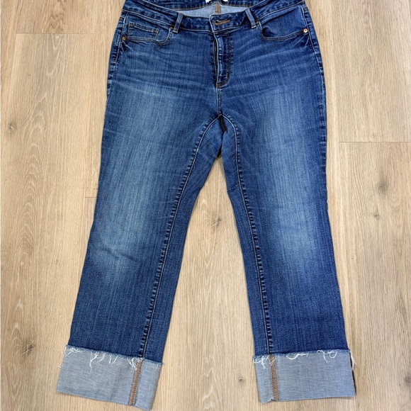 LOFT Denim Cuffed Women's Jeans - Blue - Picture 6 of 6